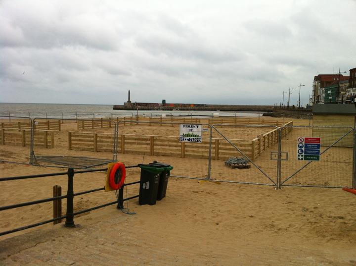 Thanet council volley ball court and changing rooms